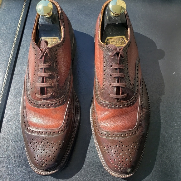 Dack's shoes U-wing zebu grain oxfords sz 11.5 - Picture 2 of 10